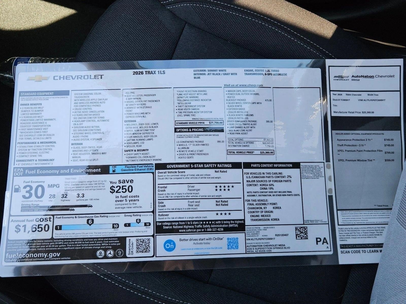 2026 Chevrolet Trax LS