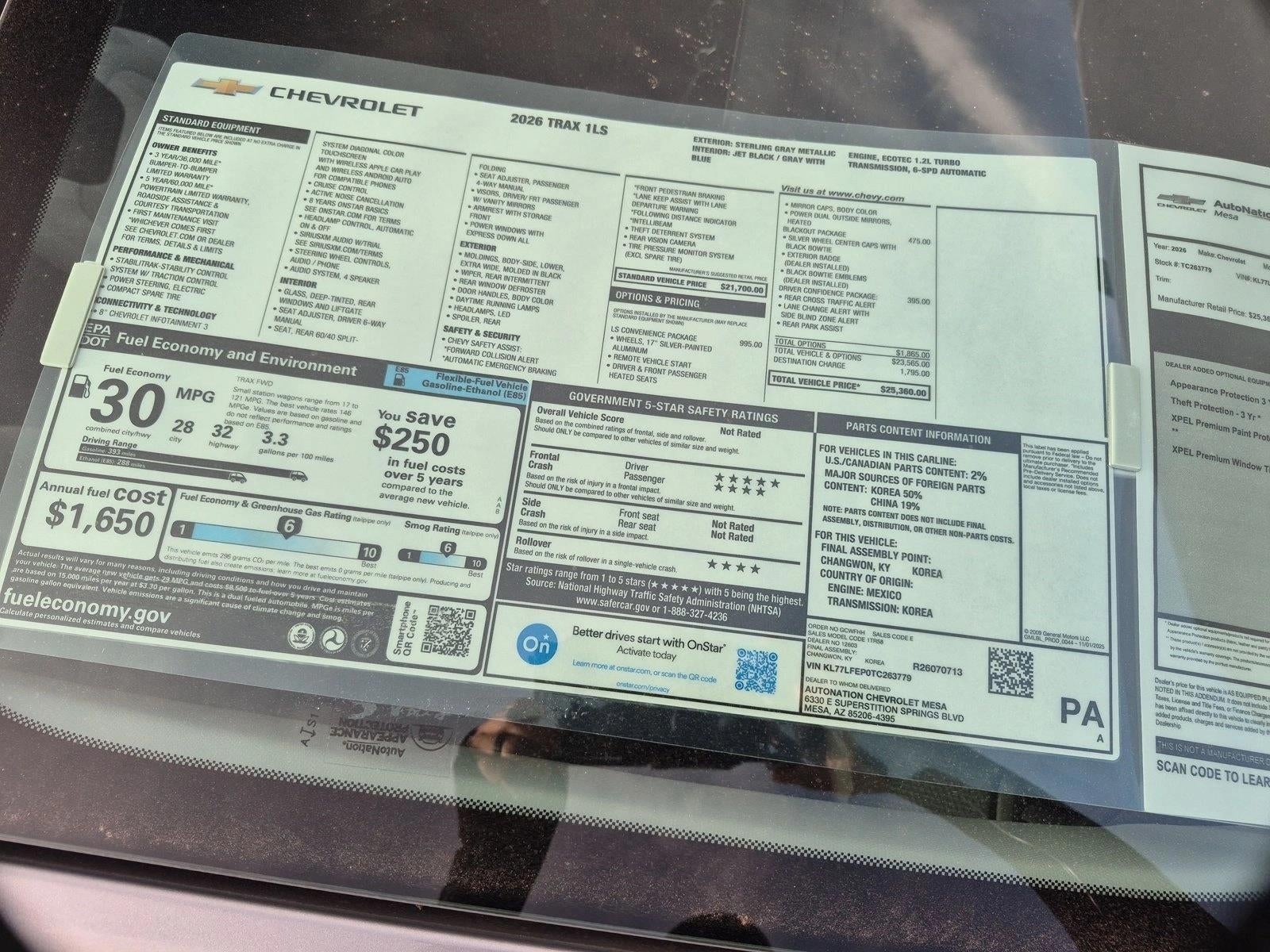 2026 Chevrolet Trax LS