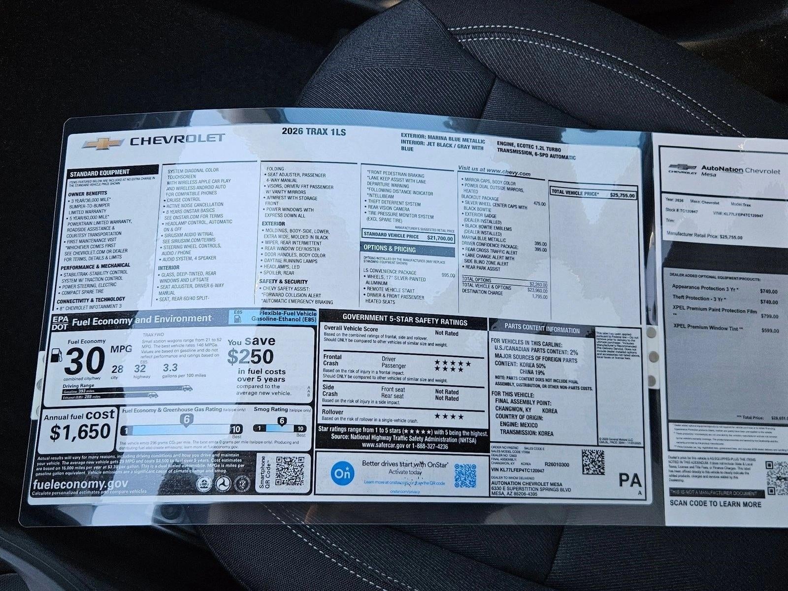 2026 Chevrolet Trax LS