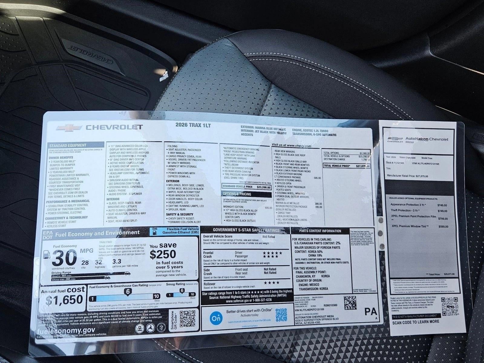 2026 Chevrolet Trax LT