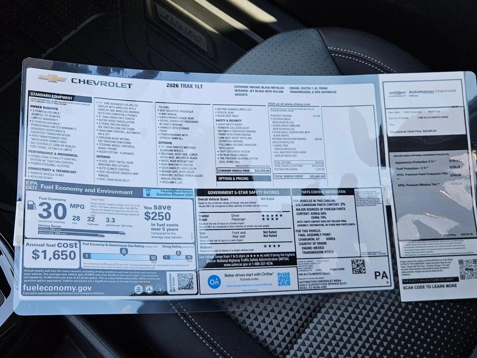 2026 Chevrolet Trax LT