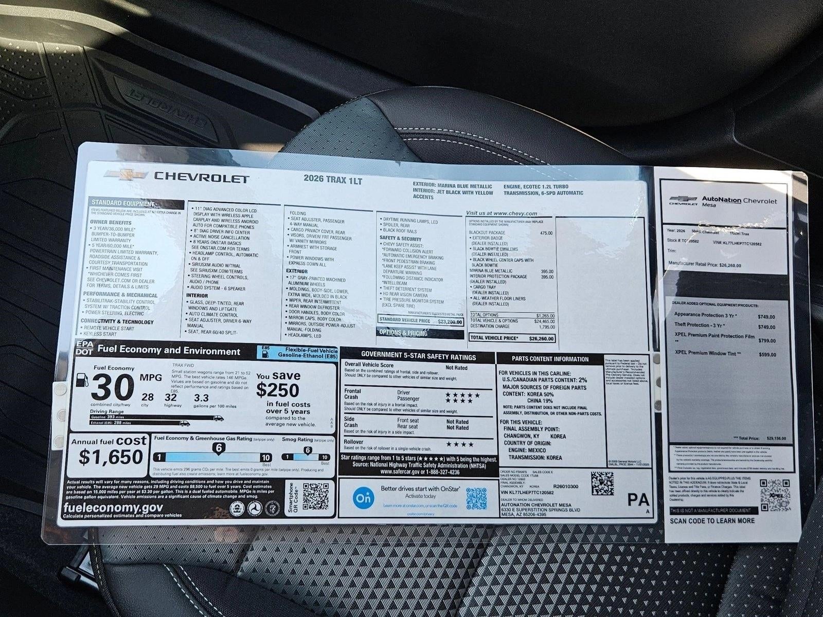 2026 Chevrolet Trax LT