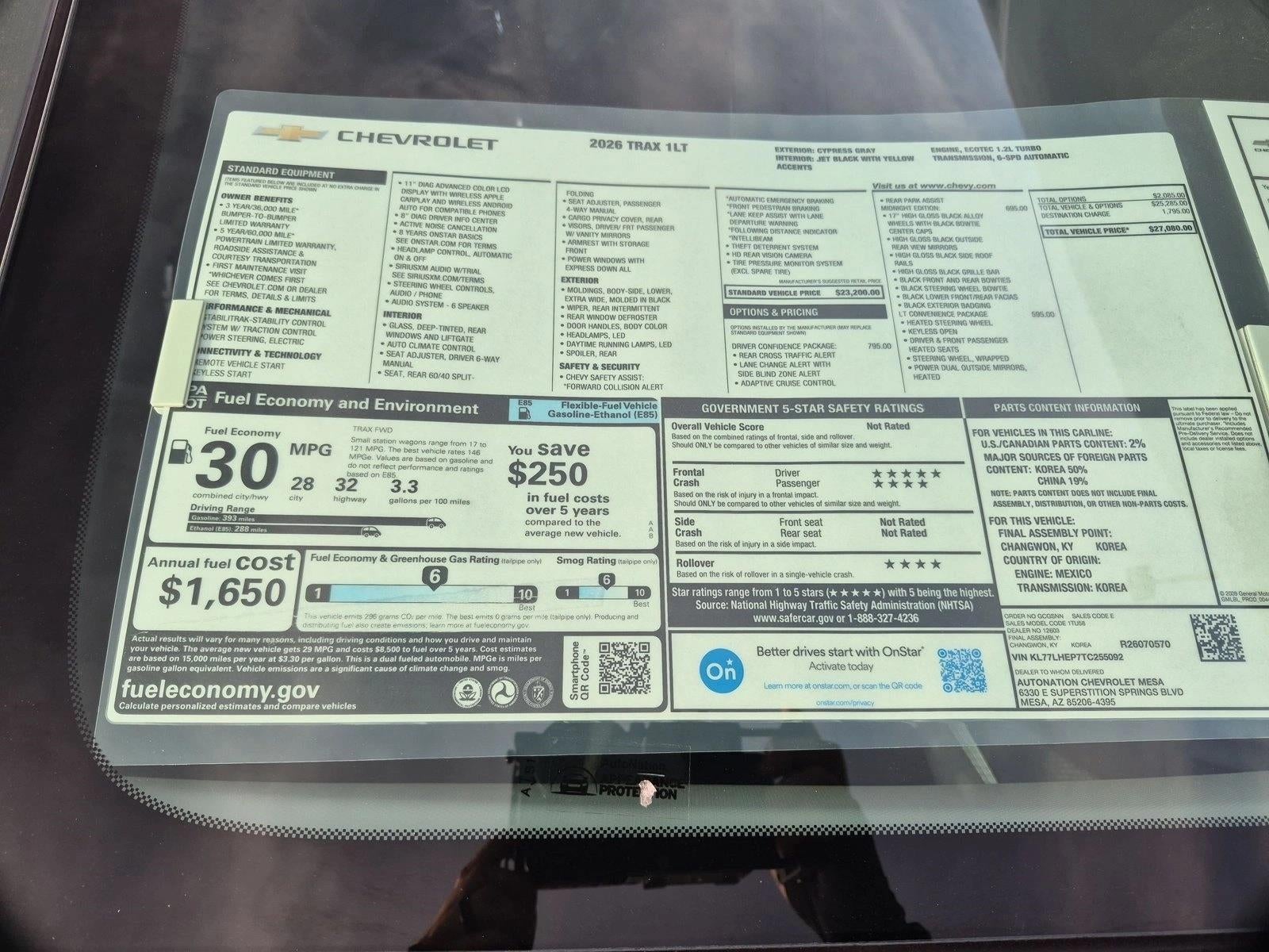 2026 Chevrolet Trax LT