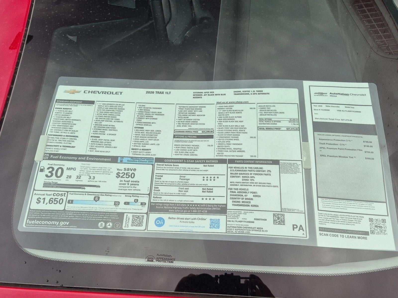 2026 Chevrolet Trax LT