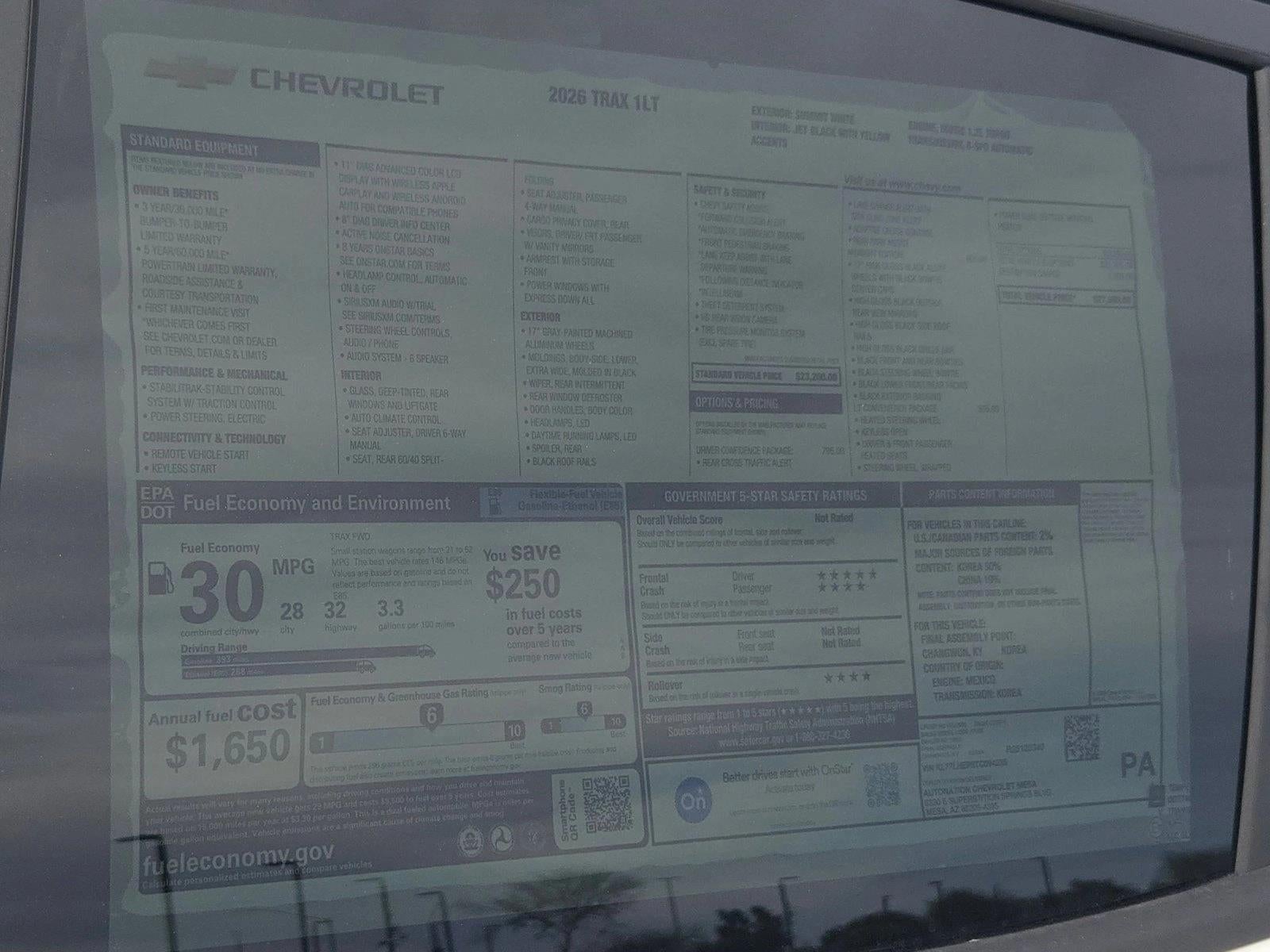 2026 Chevrolet Trax LT