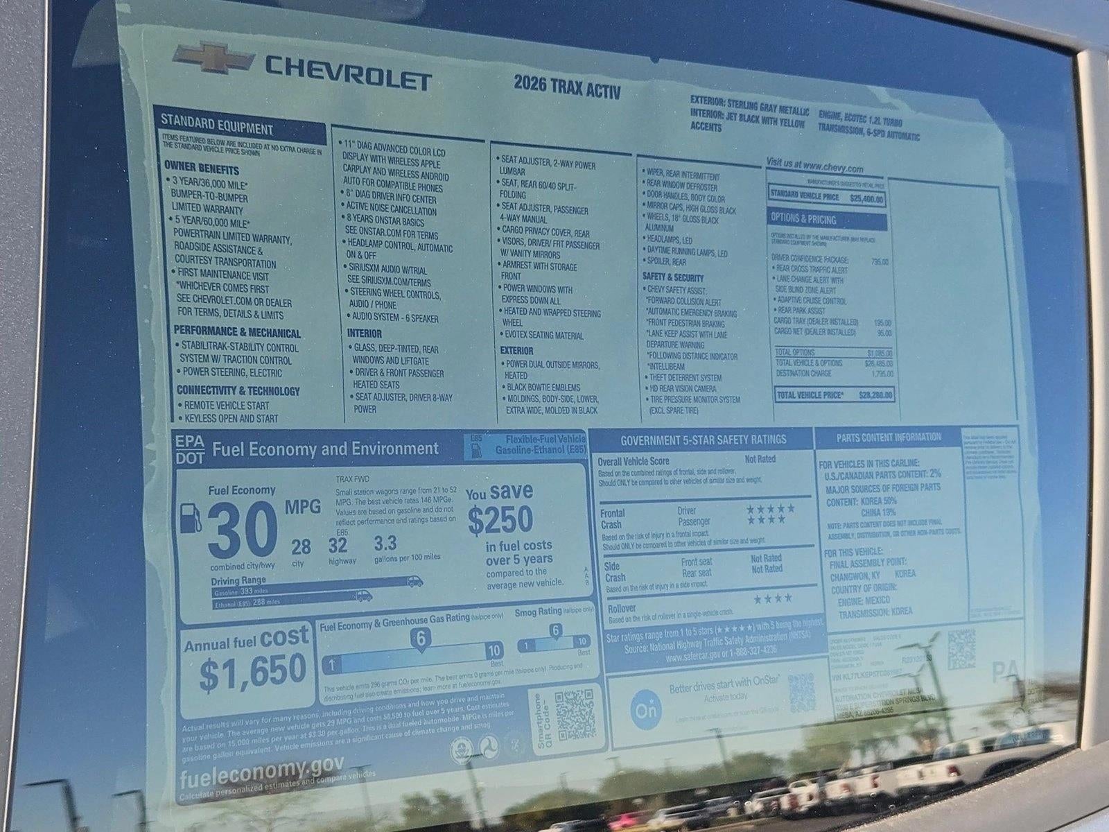 2026 Chevrolet Trax ACTIV