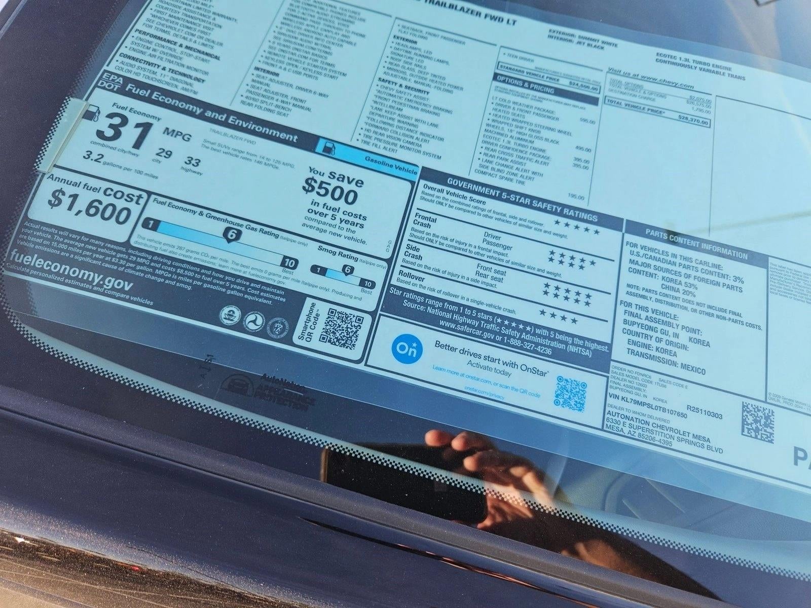 2026 Chevrolet Trailblazer LT