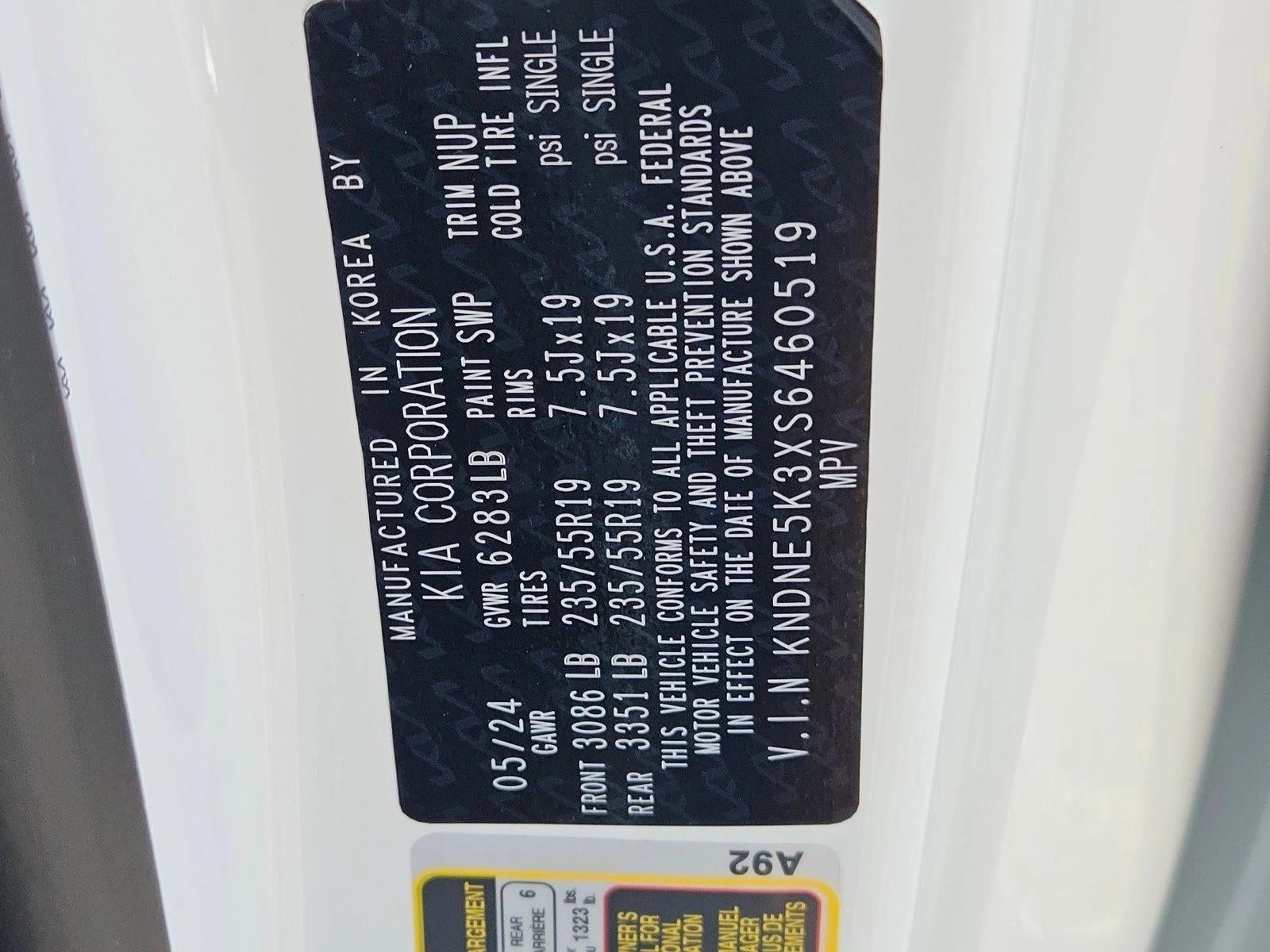 2025 Kia Carnival SX