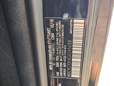 2016 Mercedes-Benz G-Class AMG® G 63