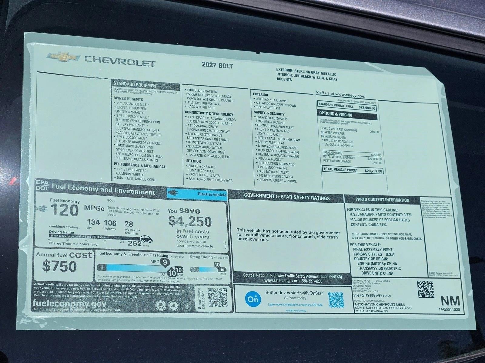 2027 Chevrolet Bolt LT