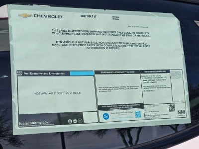 2027 Chevrolet Bolt LT