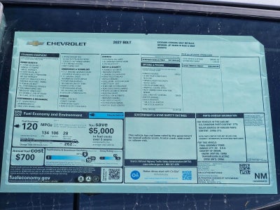 2027 Chevrolet Bolt LT