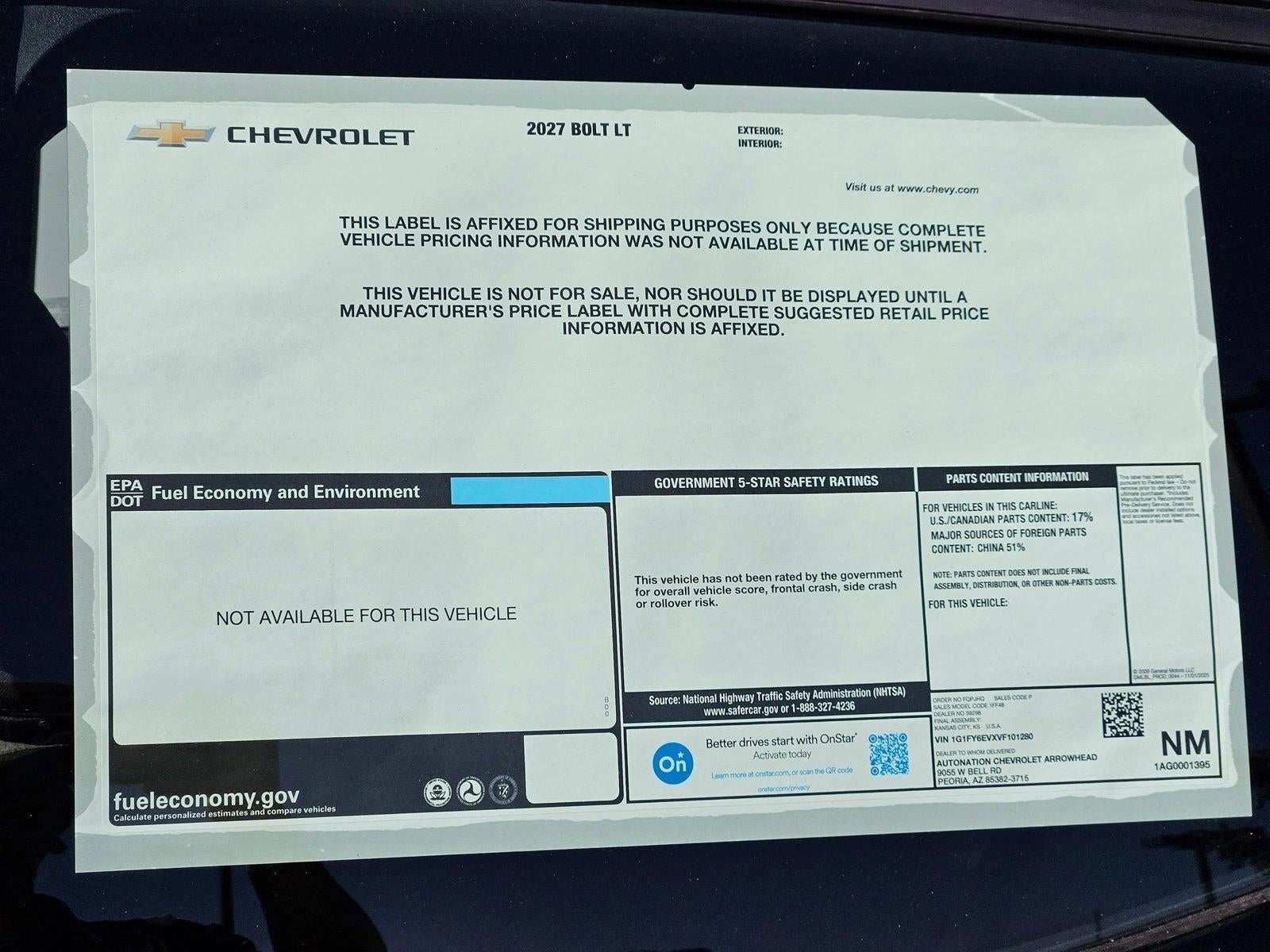 2027 Chevrolet Bolt LT