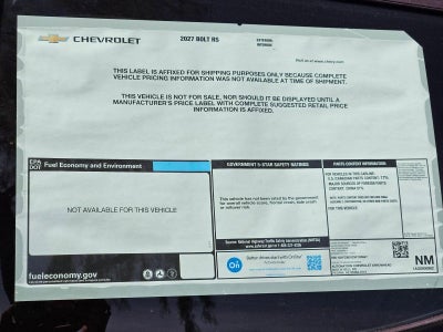 2027 Chevrolet Bolt RS