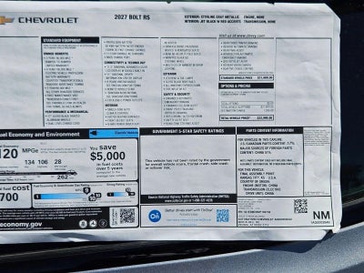 2027 Chevrolet Bolt RS