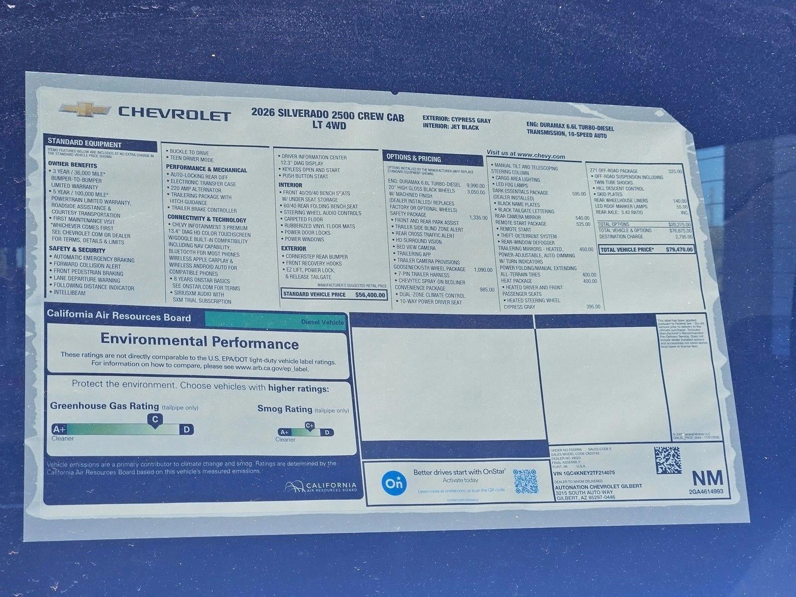 2026 Chevrolet Silverado 2500 HD LT