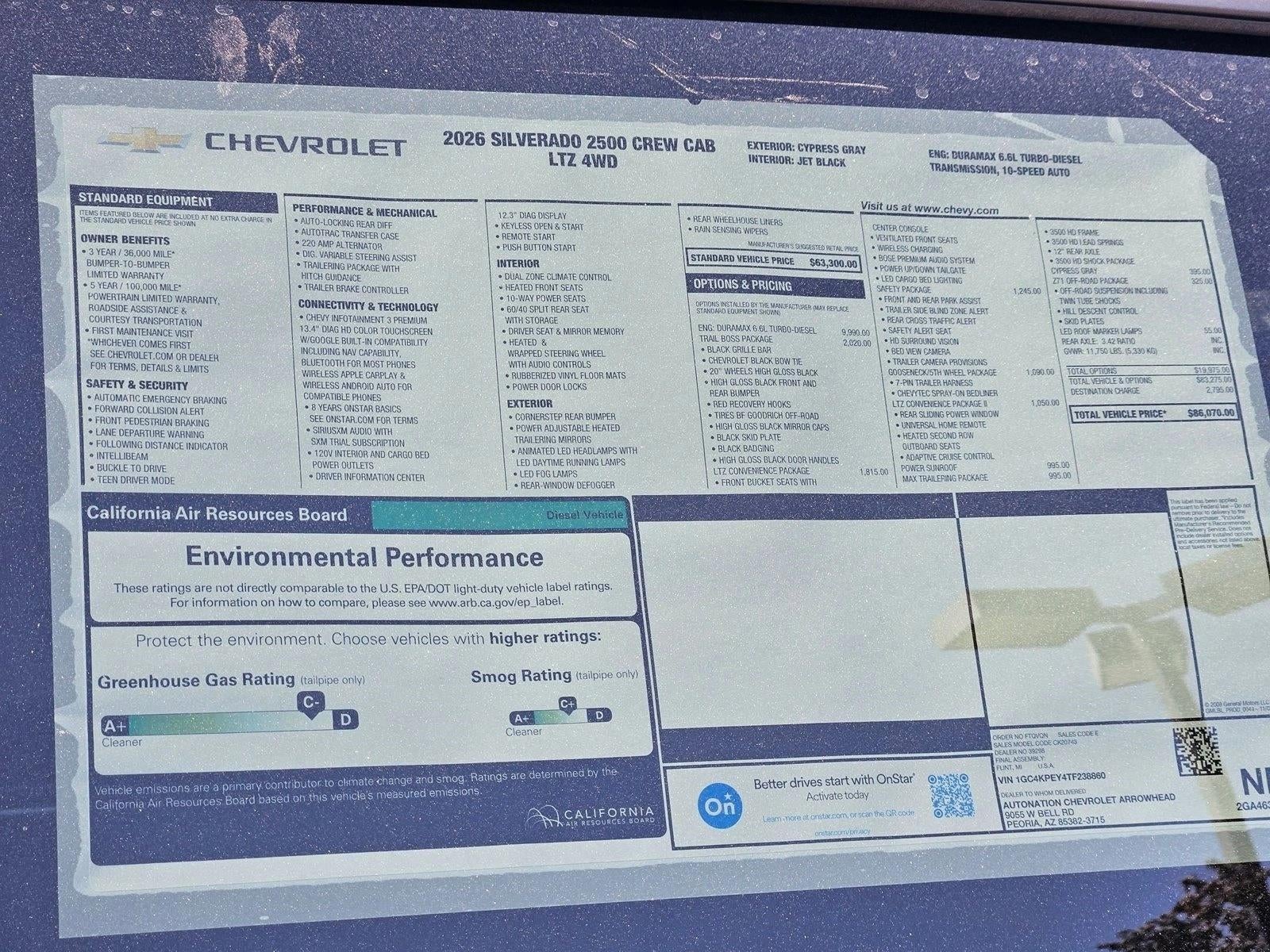 2026 Chevrolet Silverado 2500 HD LTZ