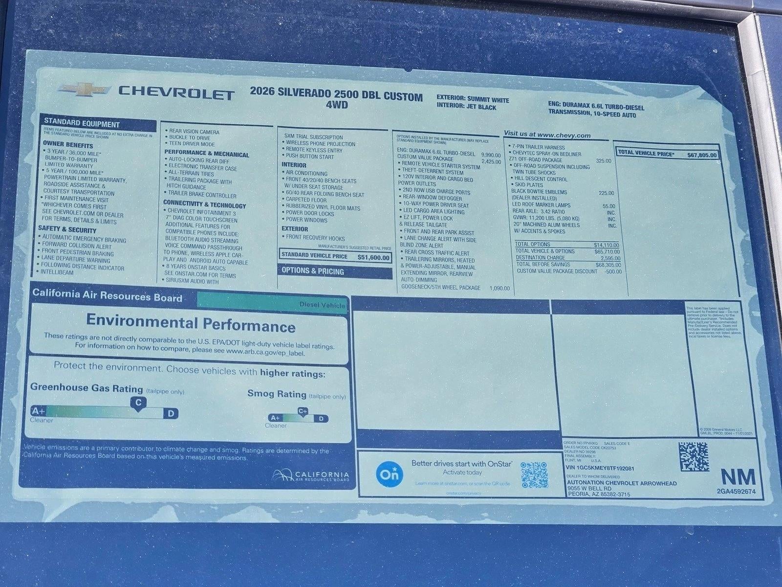 2026 Chevrolet Silverado 2500 HD Custom