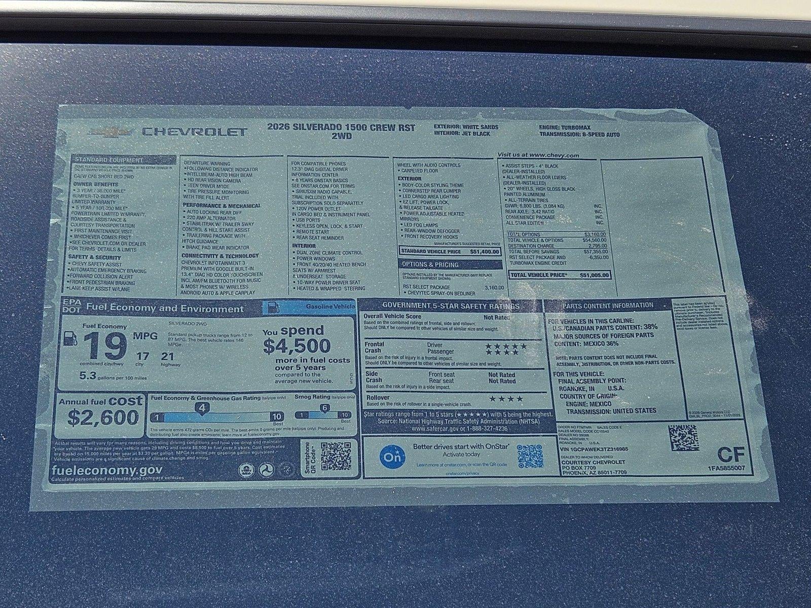 2026 Chevrolet Silverado 1500 RST