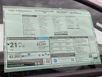 2026 Chevrolet Colorado WT