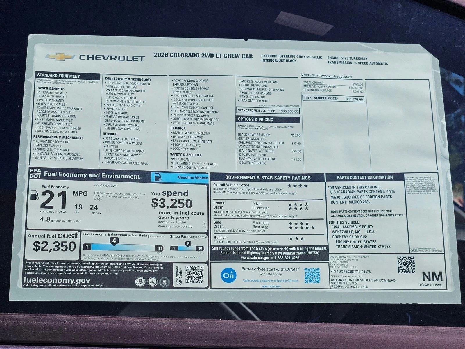2026 Chevrolet Colorado LT