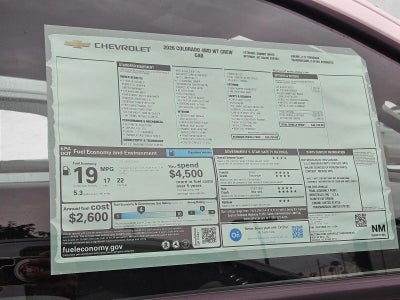 2026 Chevrolet Colorado WT