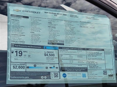 2026 Chevrolet Colorado WT