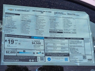 2026 Chevrolet Colorado Z71