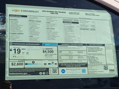 2026 Chevrolet Colorado Trail Boss