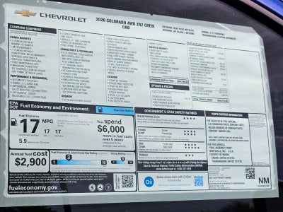 2026 Chevrolet Colorado ZR2