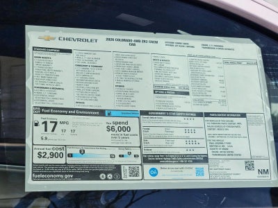 2026 Chevrolet Colorado ZR2