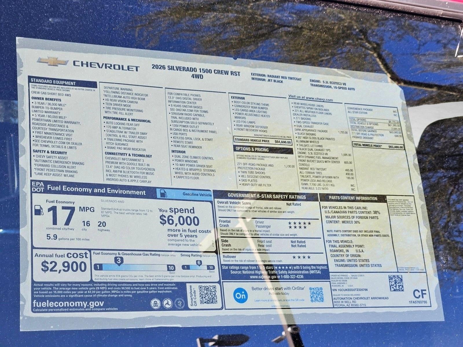 2026 Chevrolet Silverado 1500 RST