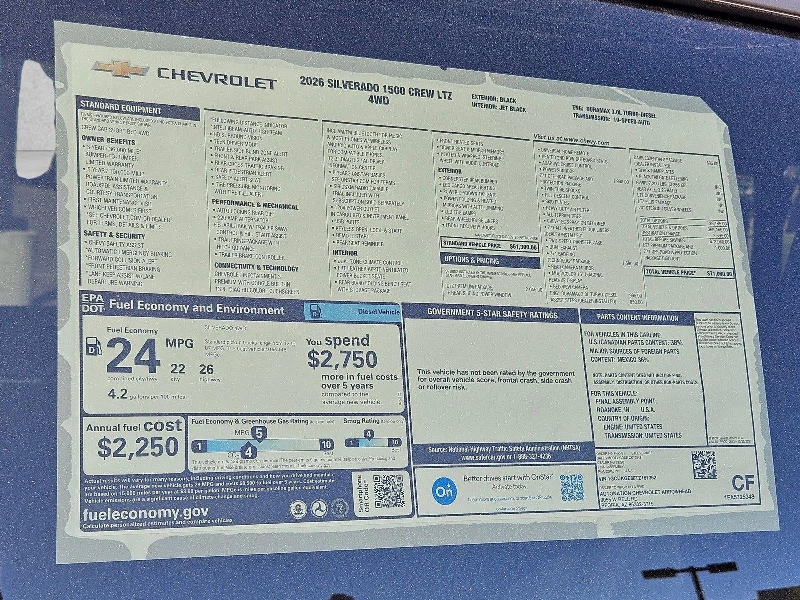 2026 Chevrolet Silverado 1500 LTZ