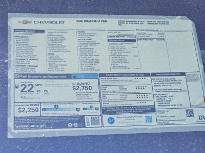 2026 Chevrolet Traverse LT