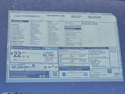 2026 Chevrolet Traverse LT