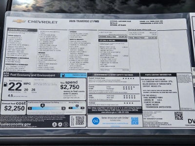 2026 Chevrolet Traverse LT