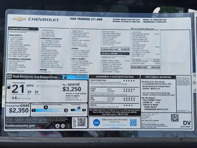 2026 Chevrolet Traverse Z71
