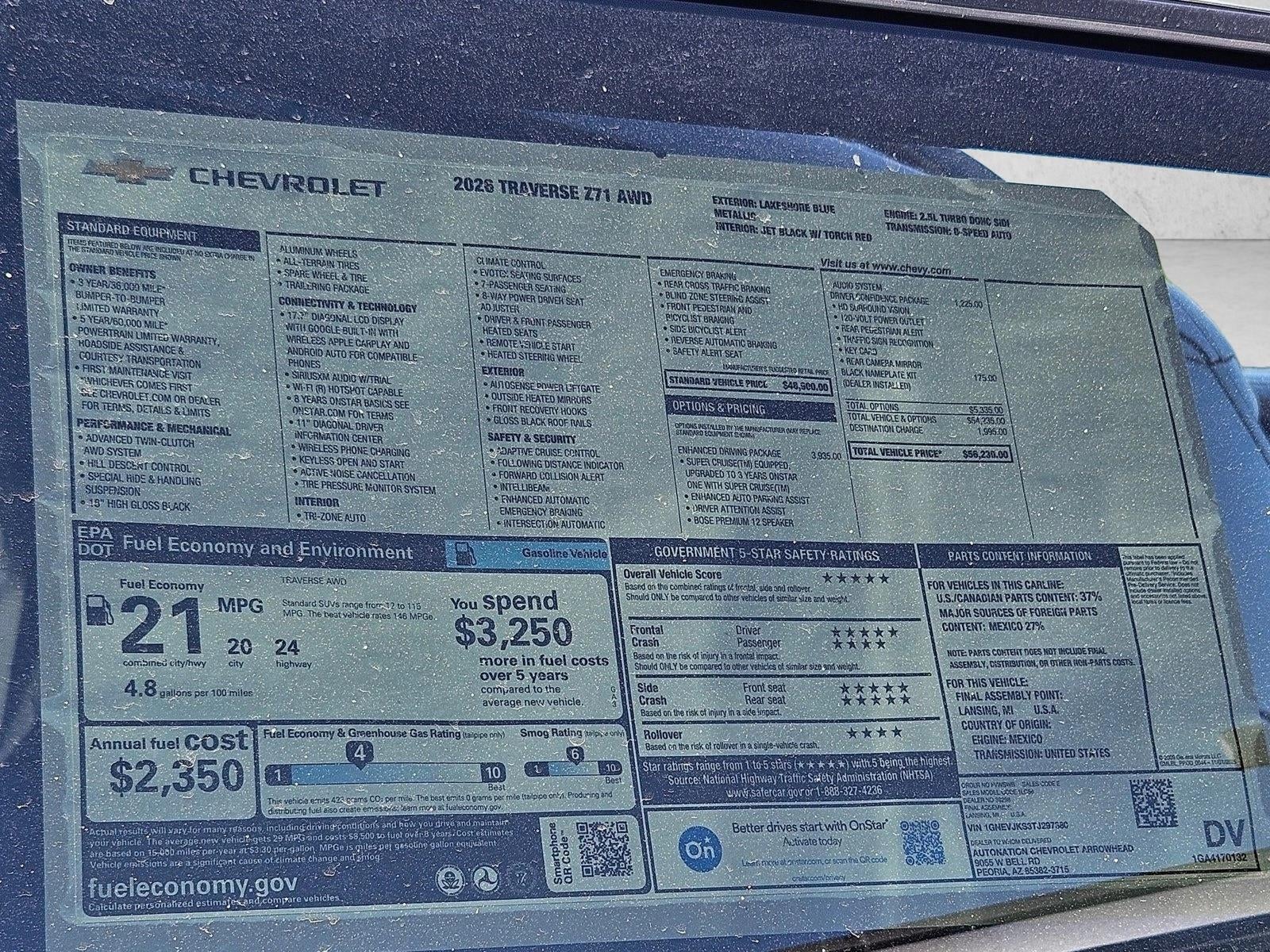 2026 Chevrolet Traverse Z71