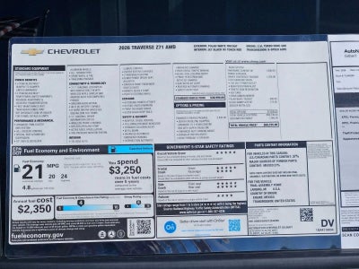 2026 Chevrolet Traverse Z71