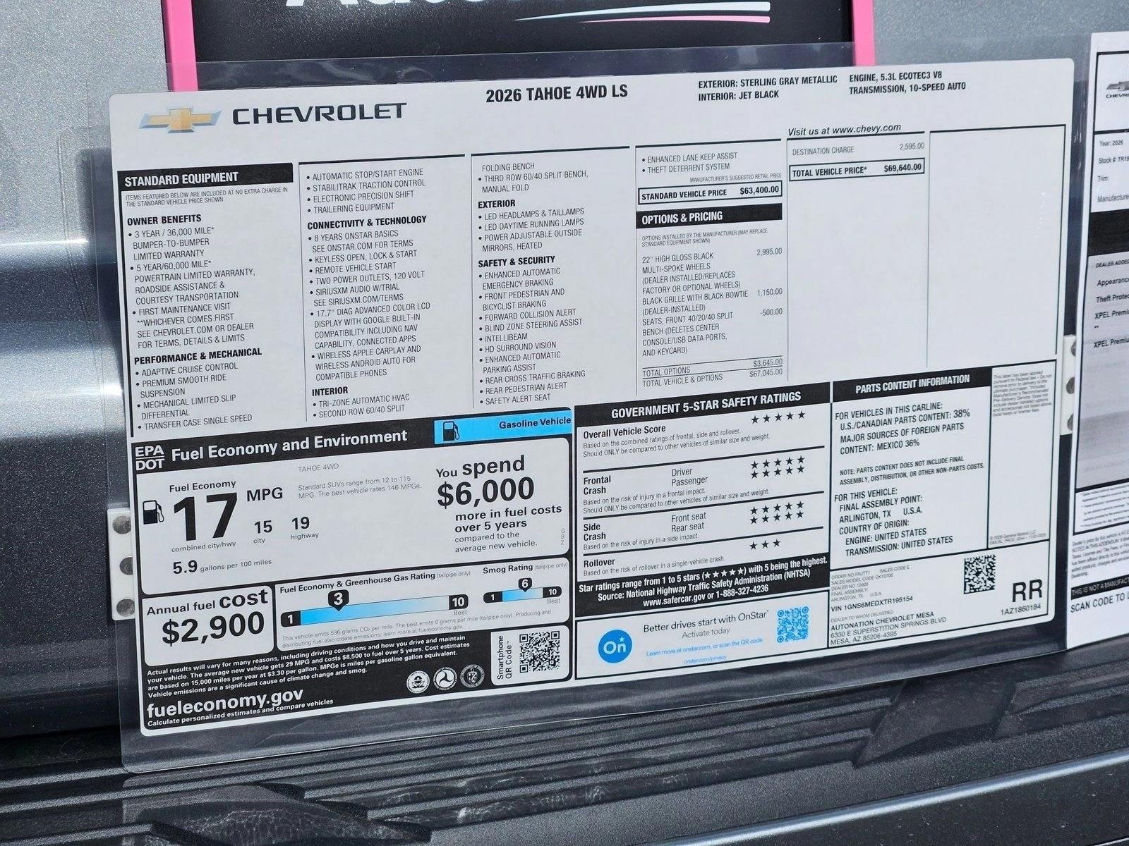 2026 Chevrolet Tahoe LS