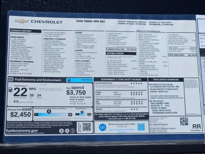 2026 Chevrolet Tahoe RST