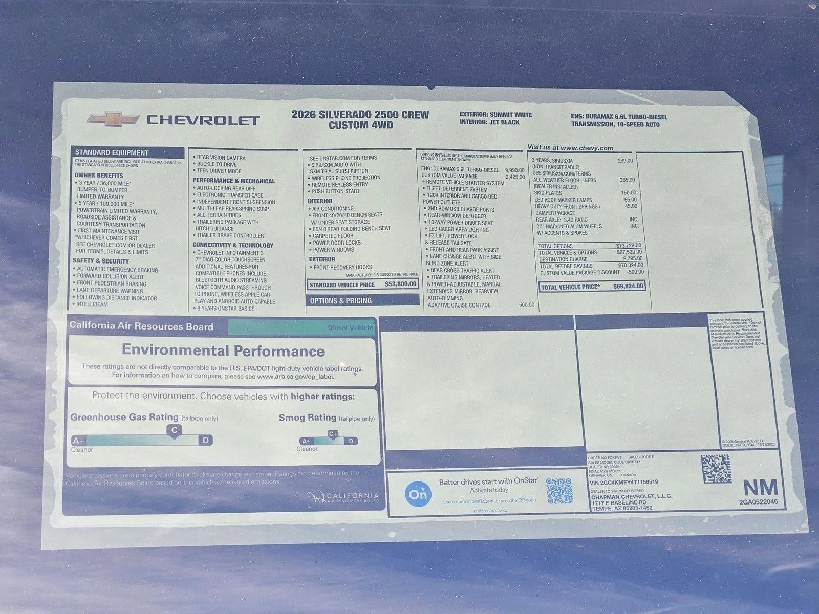 2026 Chevrolet Silverado 2500 HD Custom