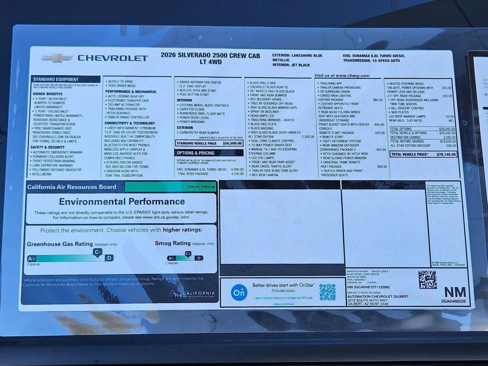 2026 Chevrolet Silverado 2500 HD LT