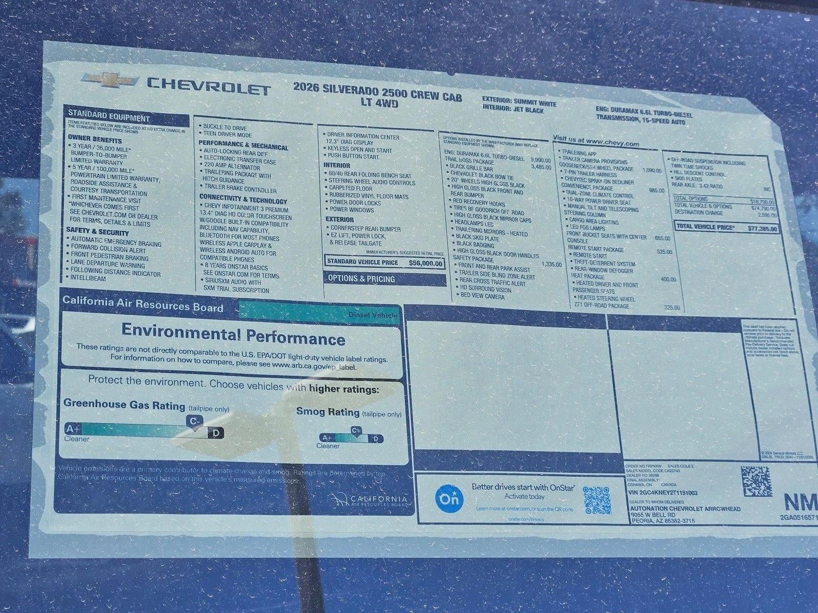 2026 Chevrolet Silverado 2500 HD LT