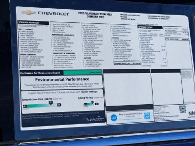 2026 Chevrolet Silverado 2500 HD High Country