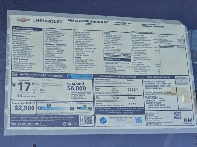 2026 Chevrolet Silverado 1500 RST