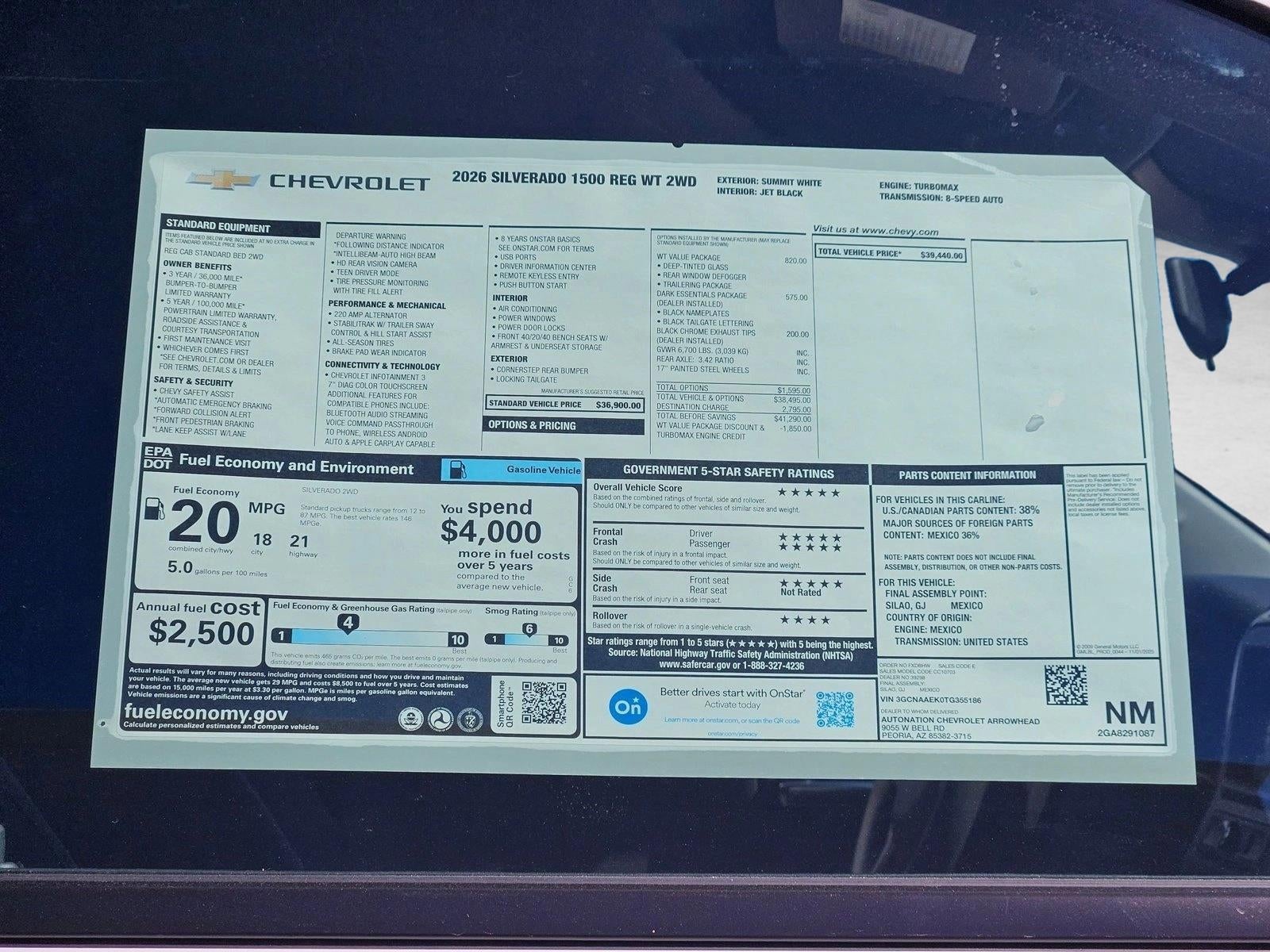 2026 Chevrolet Silverado 1500 WT