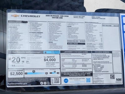 2026 Chevrolet Silverado 1500 Custom