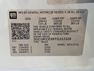 2026 Chevrolet Silverado 1500 Custom Trail Boss