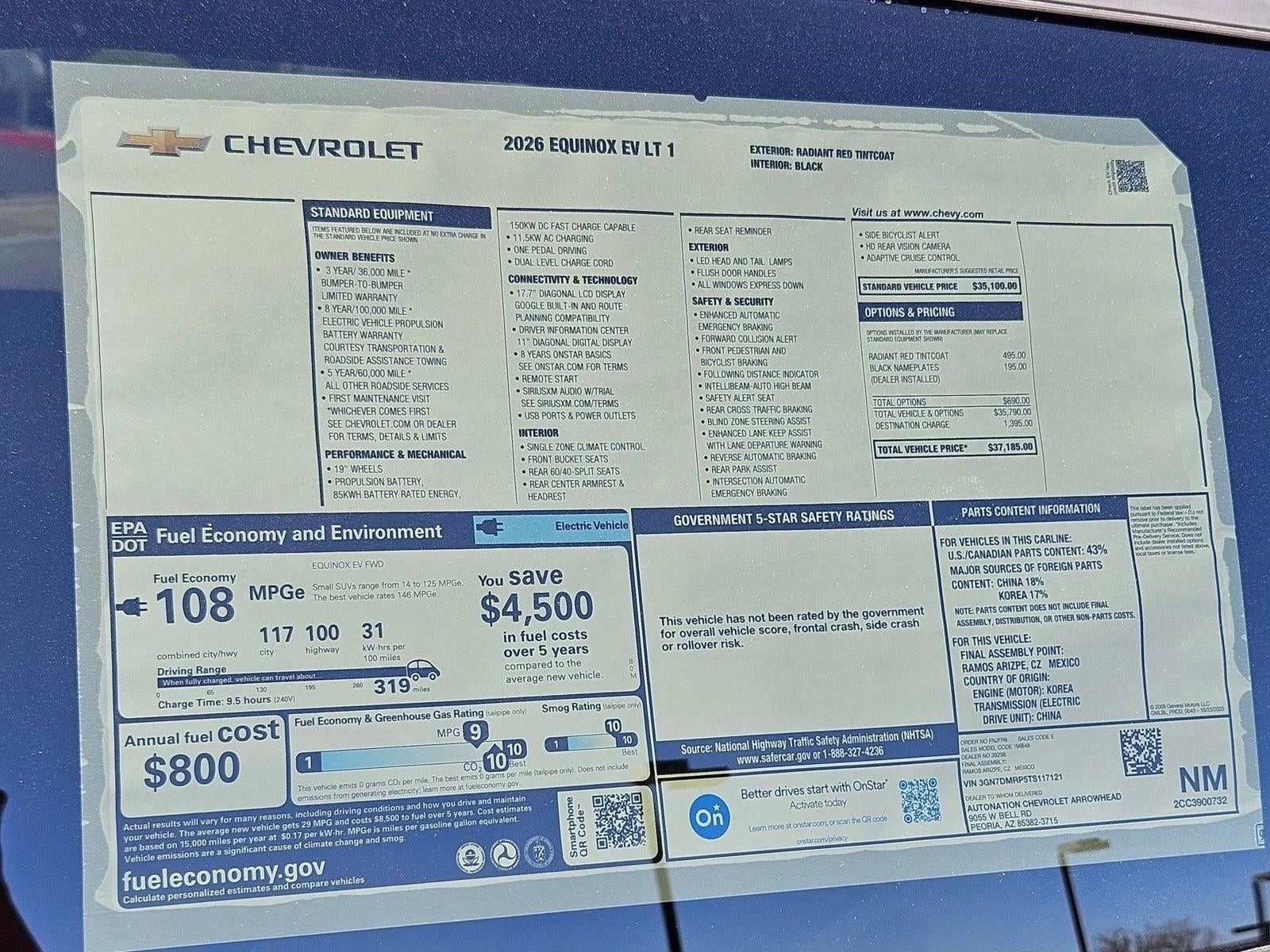 2026 Chevrolet Equinox EV LT
